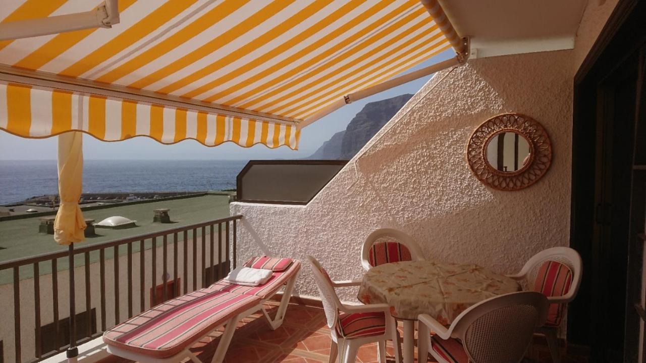 Apartment Mit Sonnenterrasse Und Panorama - Meerblick, 5 Min. Von Hafen + Strand Acantilado de los Gigantes Екстер'єр фото