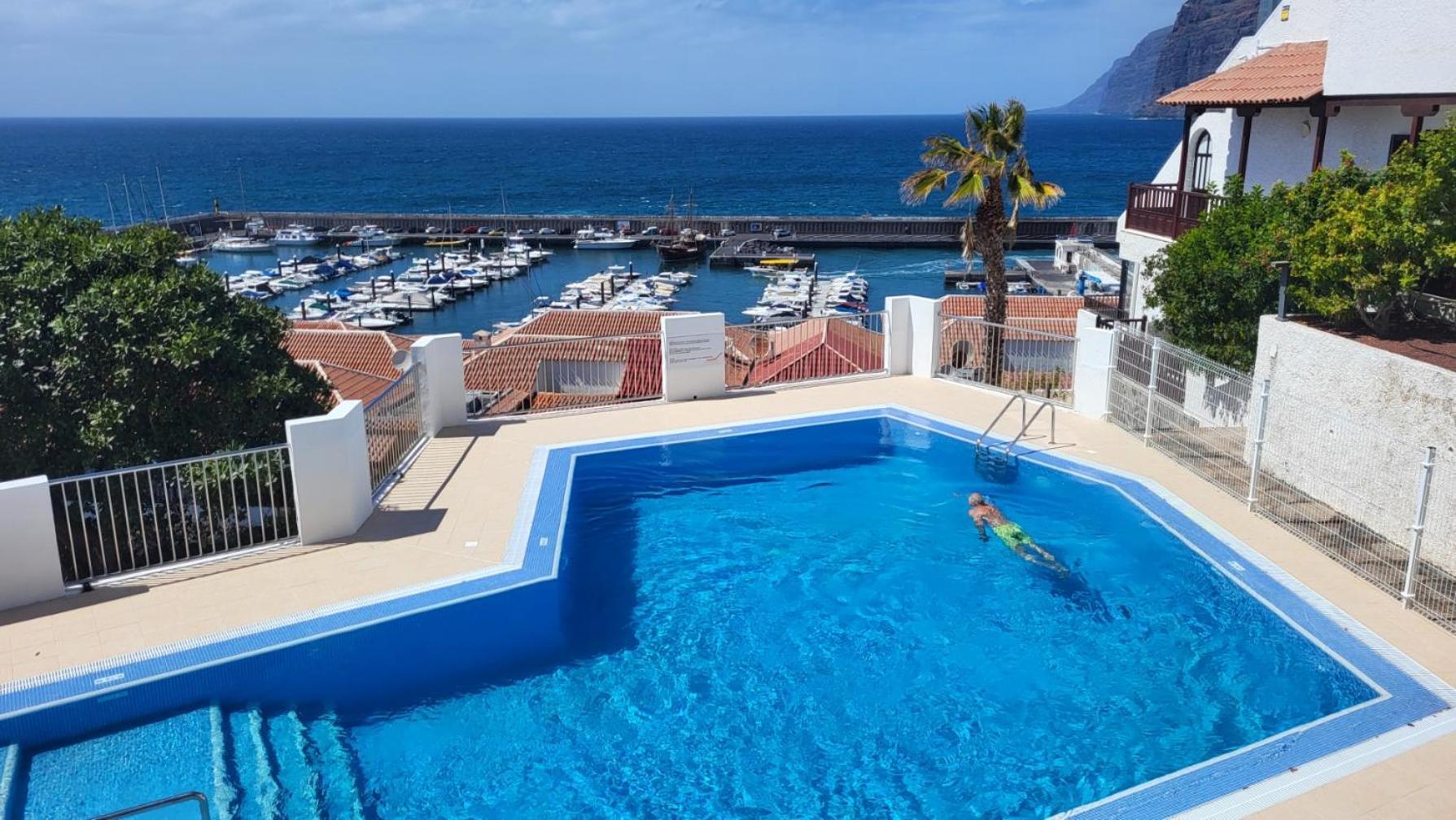 Apartment Mit Sonnenterrasse Und Panorama - Meerblick, 5 Min. Von Hafen + Strand Acantilado de los Gigantes Екстер'єр фото